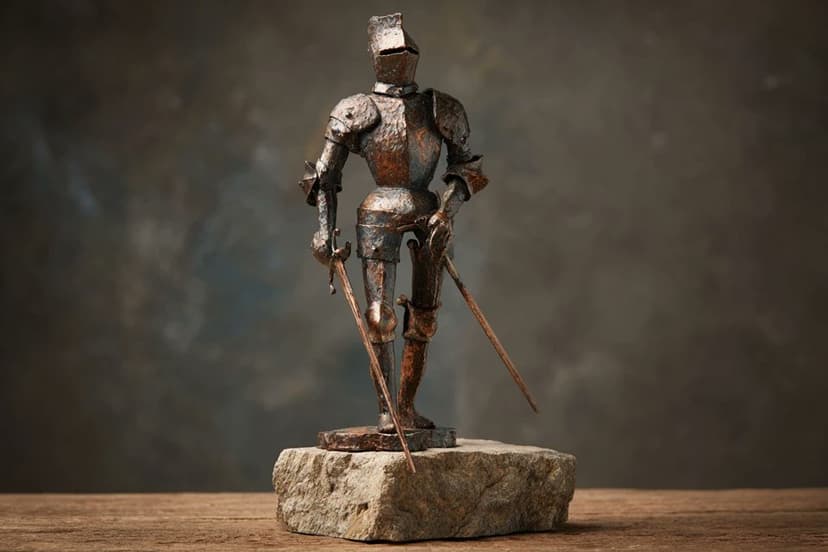 Hand-forged metal figurine lookbook image 2