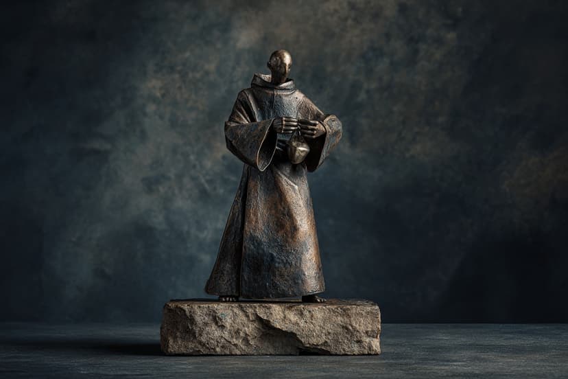 Hand-forged metal figurine lookbook image 1