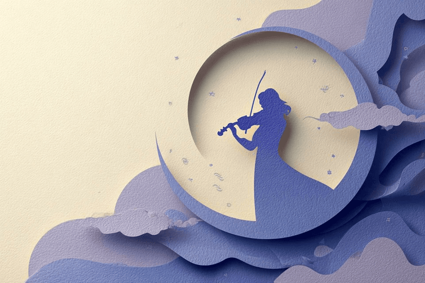 Layered paper-cut lookbook image 1